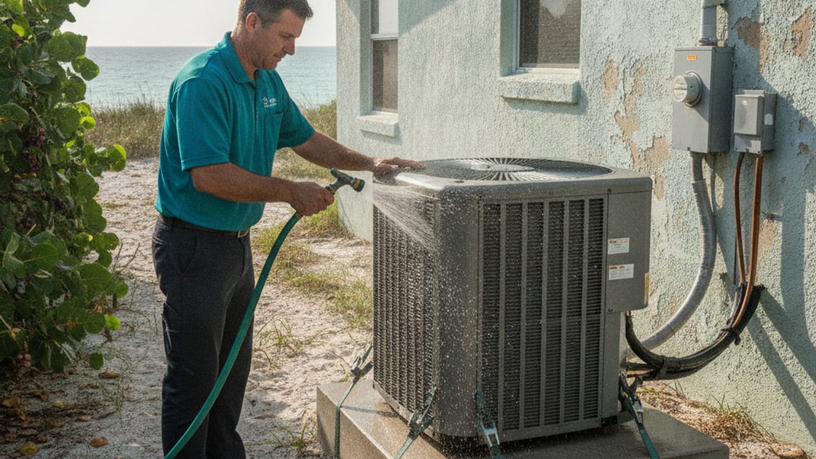 Salt-Air Condenser Care for Manasota Key, Boca Grande, and Coastal Englewood